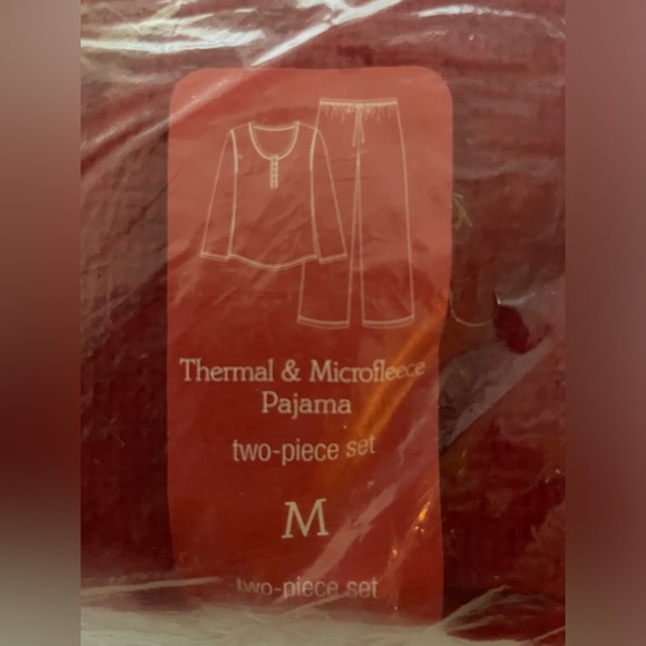 Croft & Barrow 2 pieces winter pj, M - Picture 2 of 5